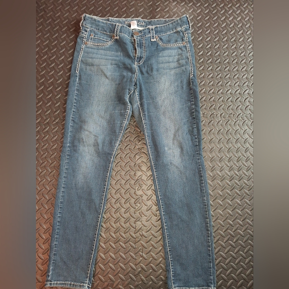 Maurices Dark Blue Straight Jeans 18 REG